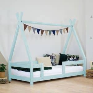 lit tipi nakana rouge brique avec barrière – benlemi (copie)