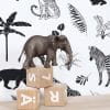 papier peint black majik animaux de la savane – lilipinso