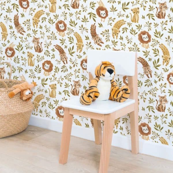 papier peint animaux de la jungle – lilipinso