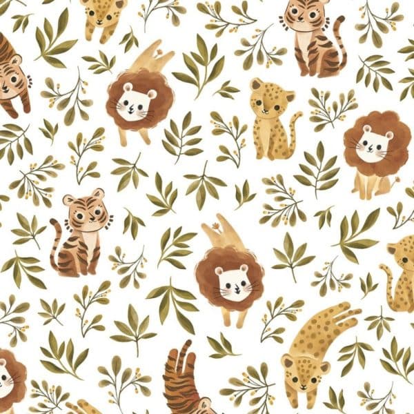 papier peint animaux de la jungle – lilipinso