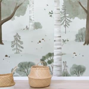 papier peint panoramique forêt – lilipinso
