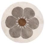 tapis bohemian daisy taupe nattiot