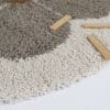 tapis bohemian daisy taupe nattiot