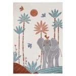 tapis malena éléphant nattiot
