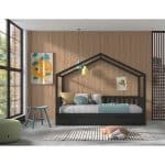 lit cabane dallas anthracite 90 x 200 cm vipack