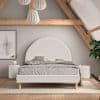 lit deux places moon 140 x 200 cm blanc vipack