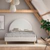 lit deux places moon 140 x 200 cm blanc vipack