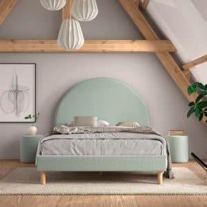 lit deux places moon 140 x 200 cm vert vipack