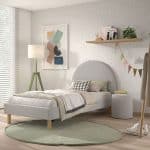 lit junior moon 90 x 200 cm gris vipack
