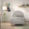 lit junior moon 90 x 200 cm gris vipack