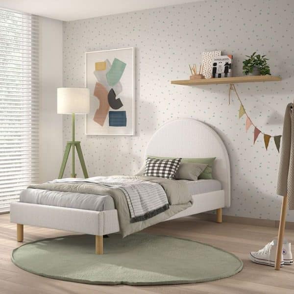 lit junior moon 90 x 200 cm blanc vipack