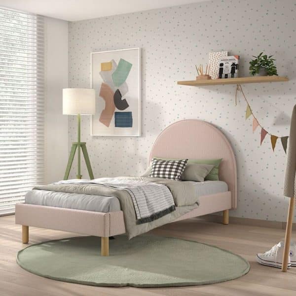lit junior moon 90 x 200 cm rose vipack
