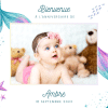 affiche de bienvenue anniversaire personnalisée sirènes
