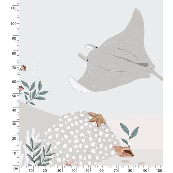 papier peint panoramique fonds marins – lilipinso