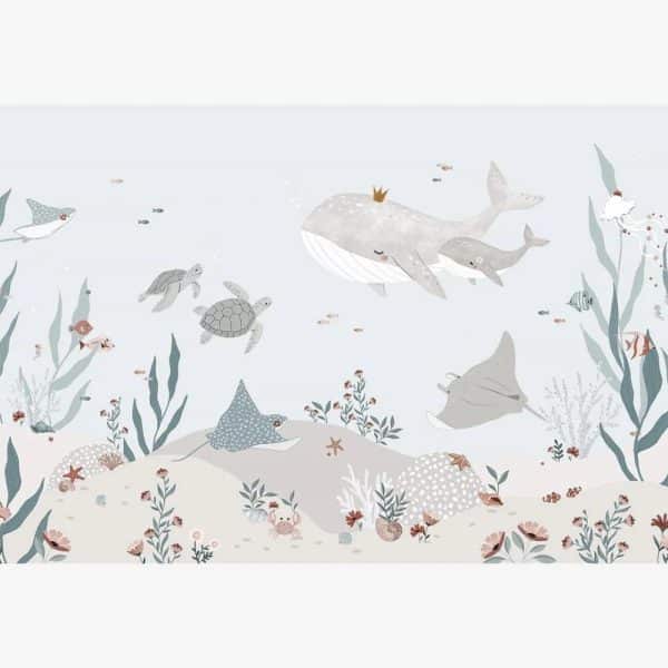 papier peint panoramique fonds marins – lilipinso