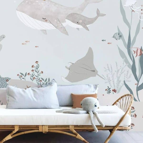 papier peint panoramique fonds marins – lilipinso