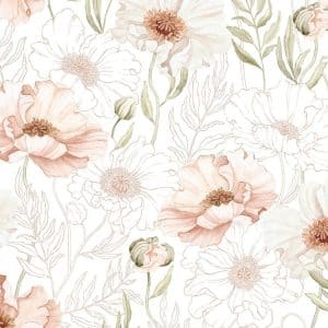 papier peint coquelicots – lilipinso