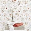 papier peint douces fleurs– lilipinso