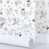 papier peint douces fleurs– lilipinso