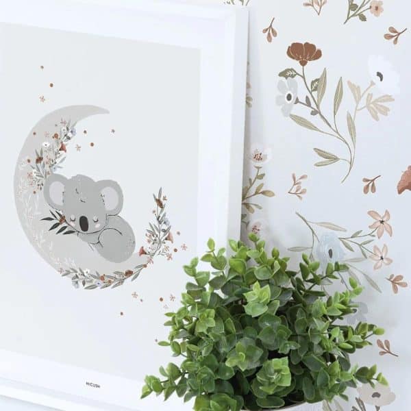 papier peint douces fleurs– lilipinso